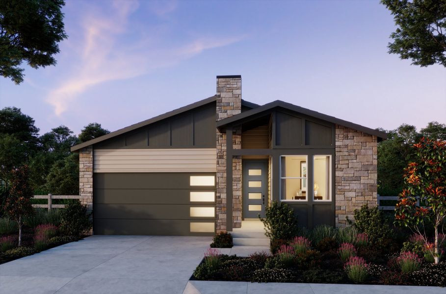 Front exterior of a home in the Trumark Homes at Sterling Ranch community, located in Littleton, CO (Image 18).