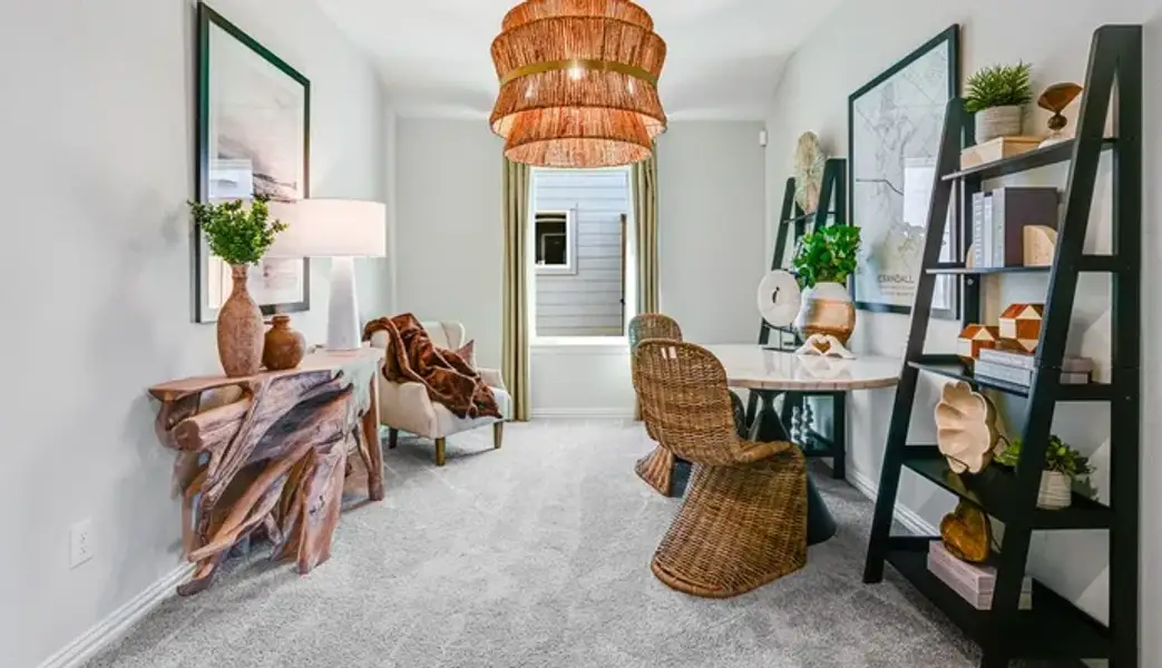 Furnished interior in a model home at Rosebrook in Ponder (Image 1). Furnished interior in a model home at Rosebrook in Ponder (Image 1).