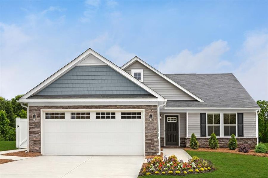 Welcome to Garrison Farms! Here, you can own a new ranch home in Seneca with lawn care included.