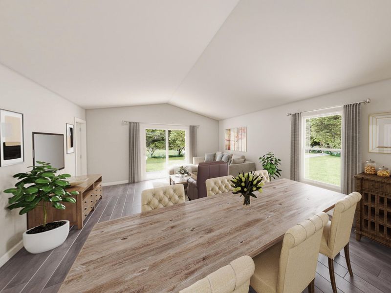 Furnished interior in a model home at Summit Place in Eden (Image 21).