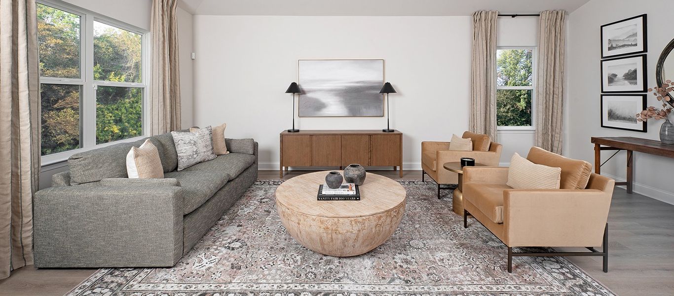 Furnished interior in a model home at Cades Bluff in Lebanon (Image 7).