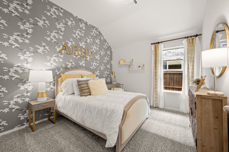 Furnished interior in a model home at Hulen Trails in Fort Worth (Image 17).