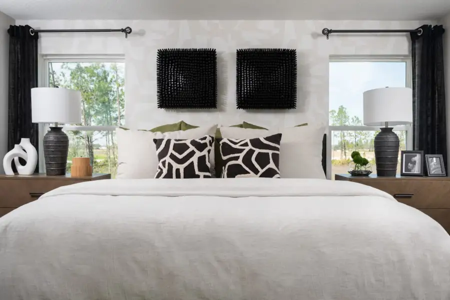 Furnished interior in a model home at Davis Landing in Wimauma (Image 6).