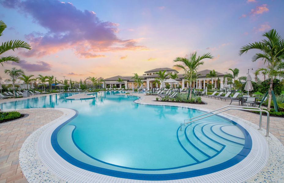 Amenity in resort lifestyle community with modern homes for sale