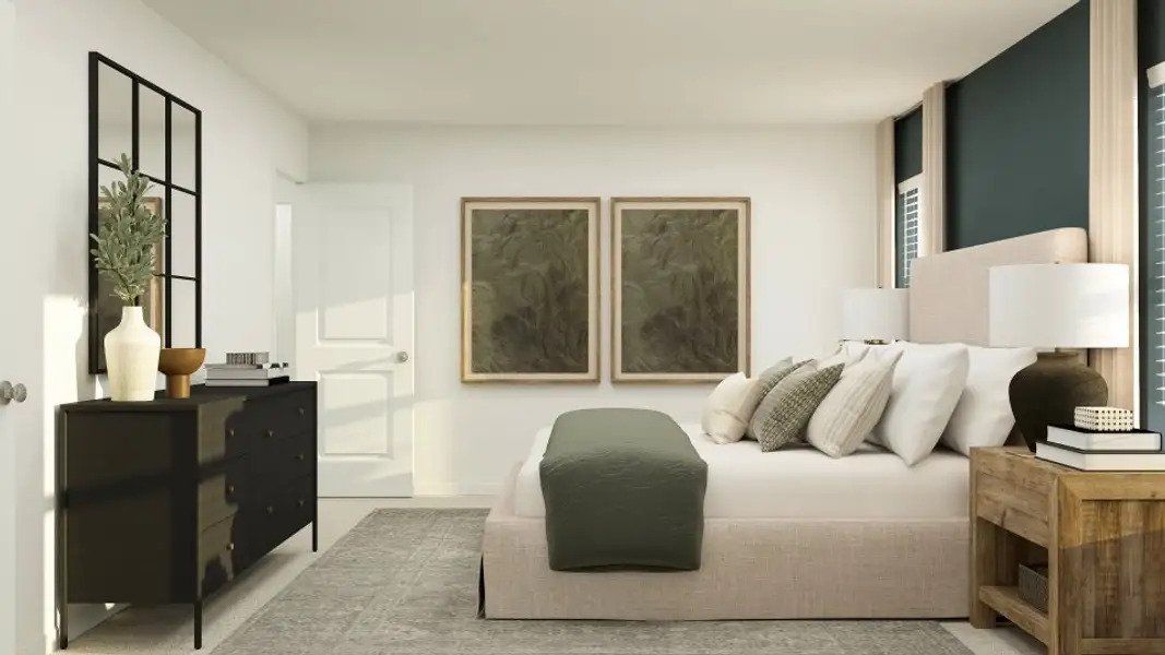 Furnished interior in a model home at Curiosity Creek: The Estates in Palmetto (Image 7).