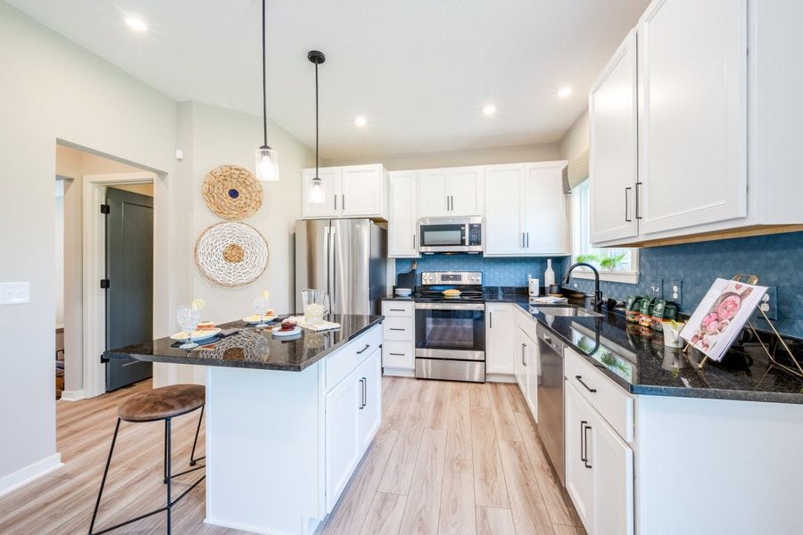 Furnished interior in a model home at Bridle Run in Louisville (Image 34).