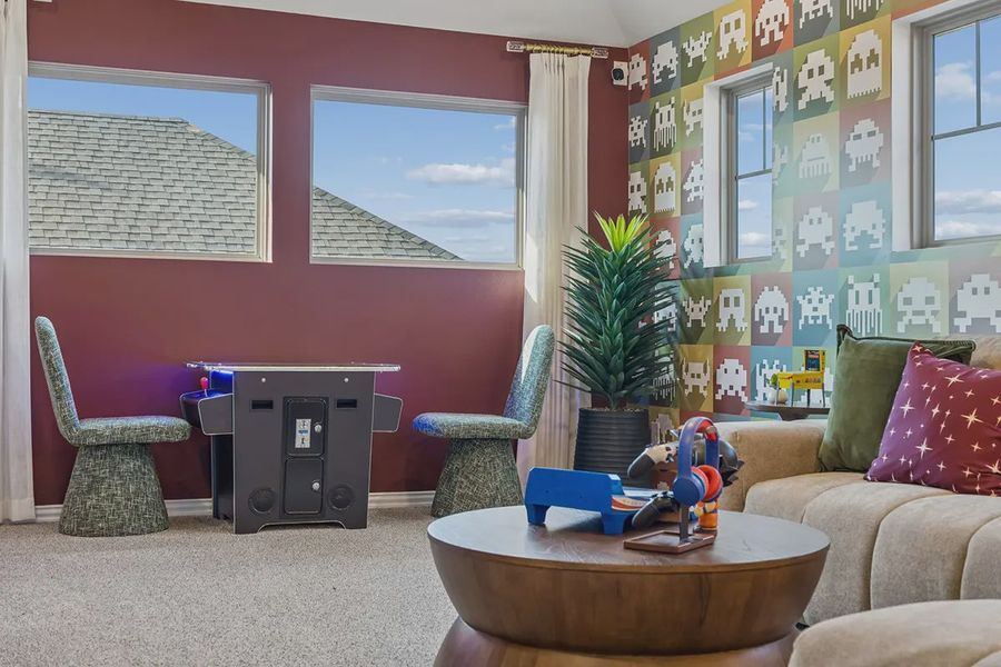 Furnished interior in a model home at Westpoint Park in Fort Worth (Image 19).