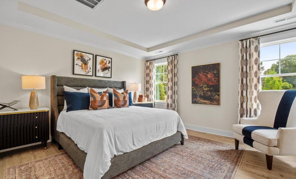 Furnished interior in a model home at Twin Creek in Kernersville (Image 9). Furnished interior in a model home at Twin Creek in Kernersville (Image 9).