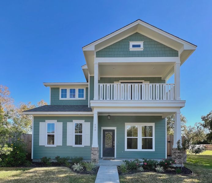Front exterior of a home in the Diamond Hill Collection community, located in Victoria, TX (Image 5).