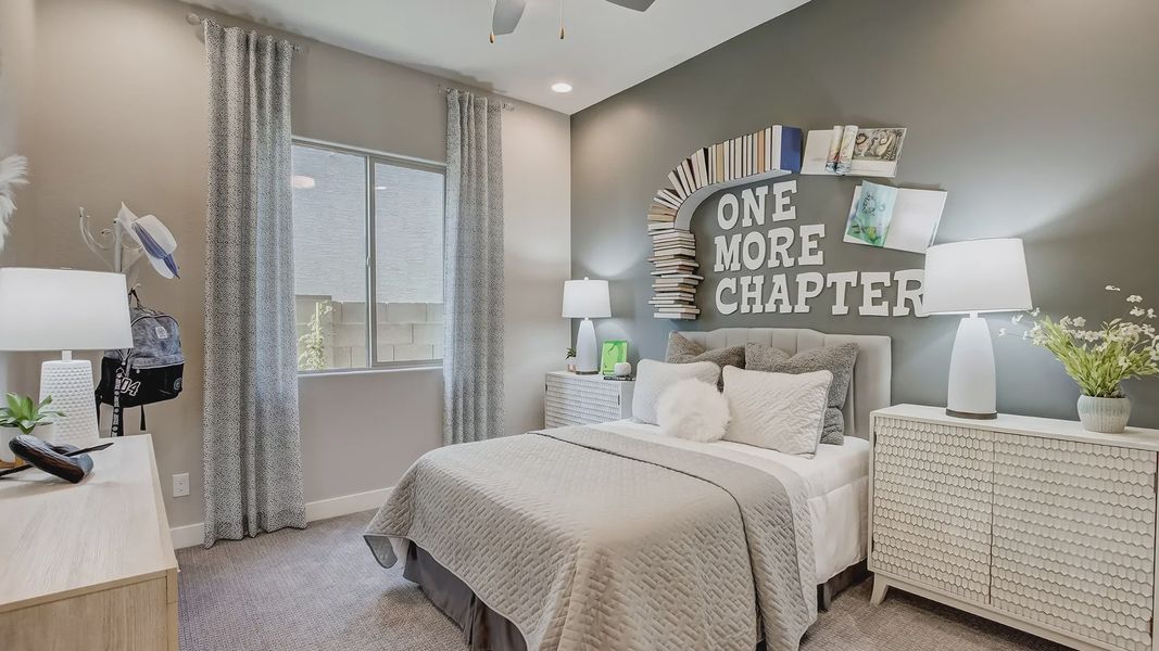 Furnished interior in a model home at Mirada Crossing in Goodyear (Image 25).