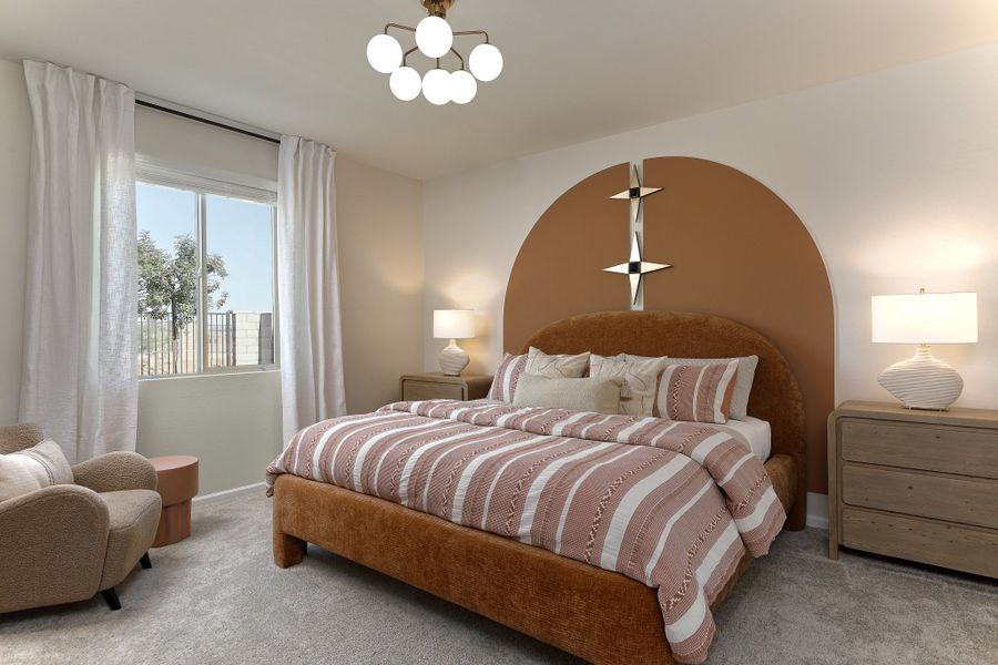 Furnished interior in a model home at Visara in Surprise (Image 8). Furnished interior in a model home at Visara in Surprise (Image 8).