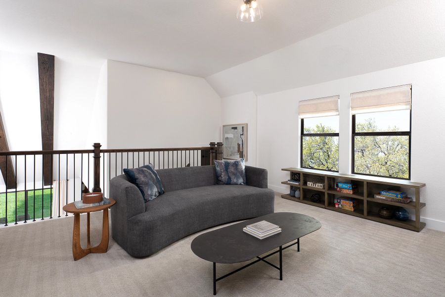 Furnished interior in a model home at Austin Point in Richmond (Image 11). Furnished interior in a model home at Austin Point in Richmond (Image 11).