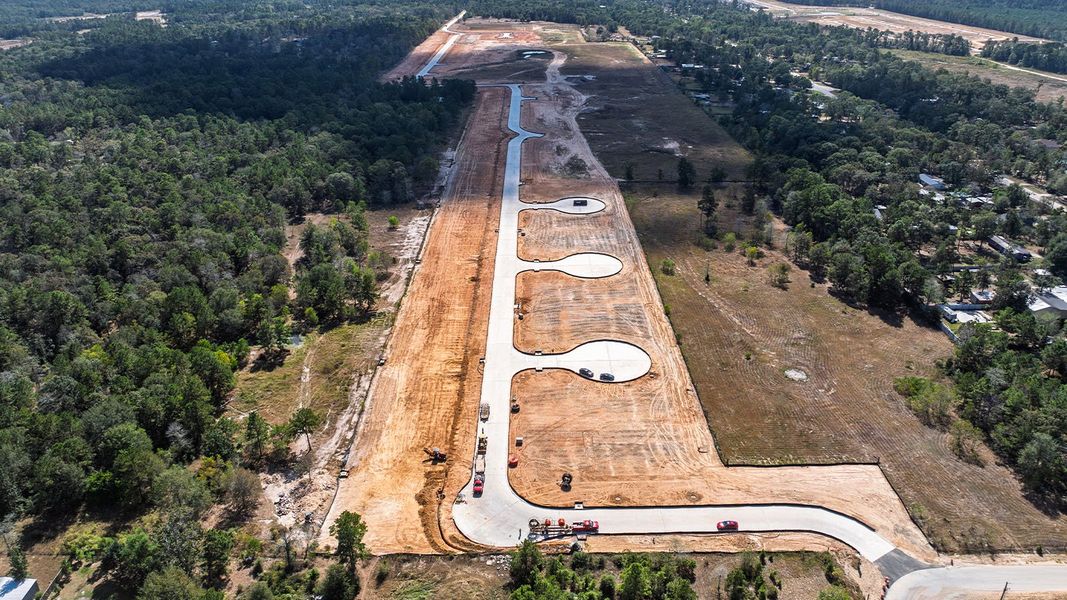 Site preparation and early development at Baron Village in Conroe, TX (Image 4). Site preparation and early development at Baron Village in Conroe, TX (Image 4).