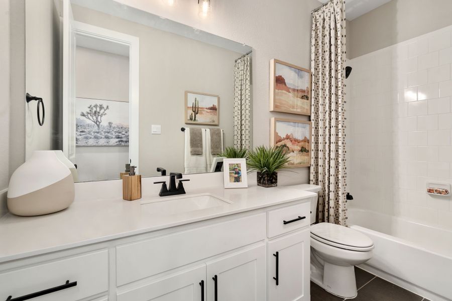 Plan 1685 Secondary Bathroom Representative Photo by American Legend Homes