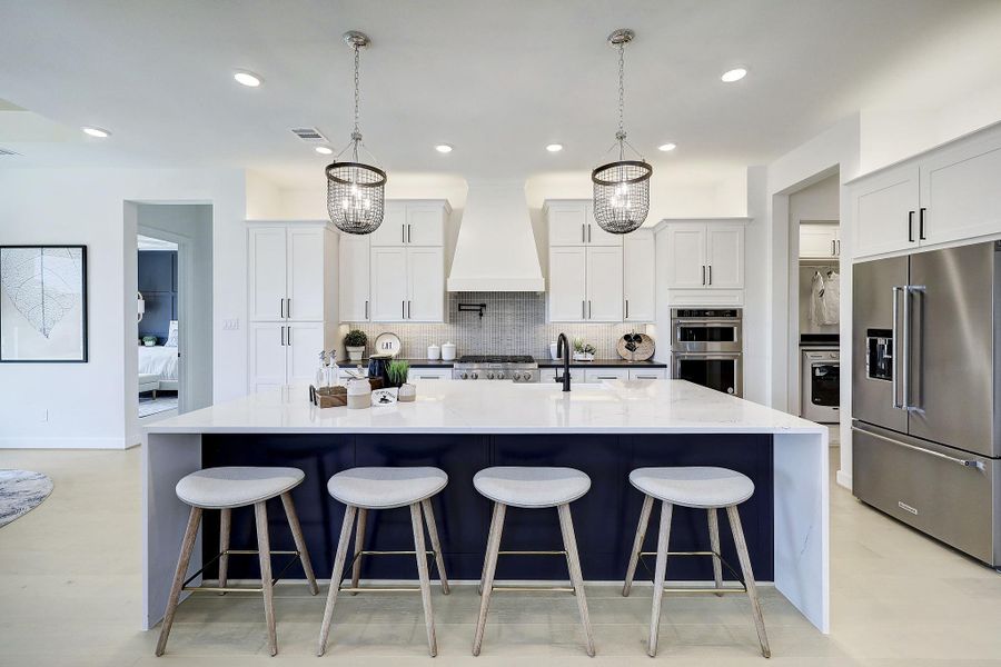 Furnished interior in a model home at Legacy - 60' in League City (Image 12). Furnished interior in a model home at Legacy - 60' in League City (Image 12).