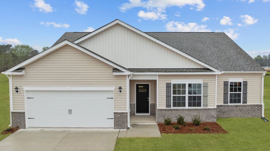 Front exterior of a home in the Chicod Landing community, located in Greenville, NC (Image 5).