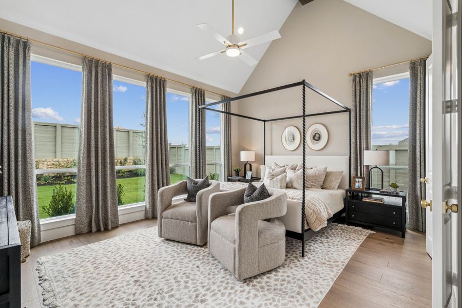 Luxury Primary Suite with Vaulted Ceiling Luxury Primary Suite with Vaulted Ceiling