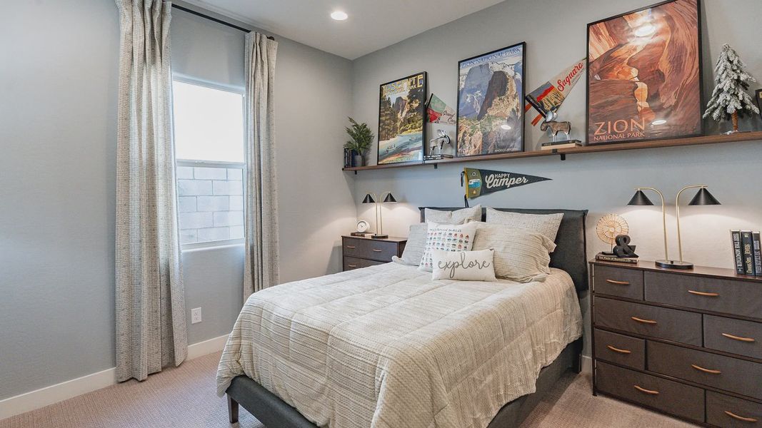 Experience luxury with a plush bed, sleek furnishings, and artful decor at Arroyo Seco - Hacienda. Experience luxury with a plush bed, sleek furnishings, and artful decor at Arroyo Seco - Hacienda.