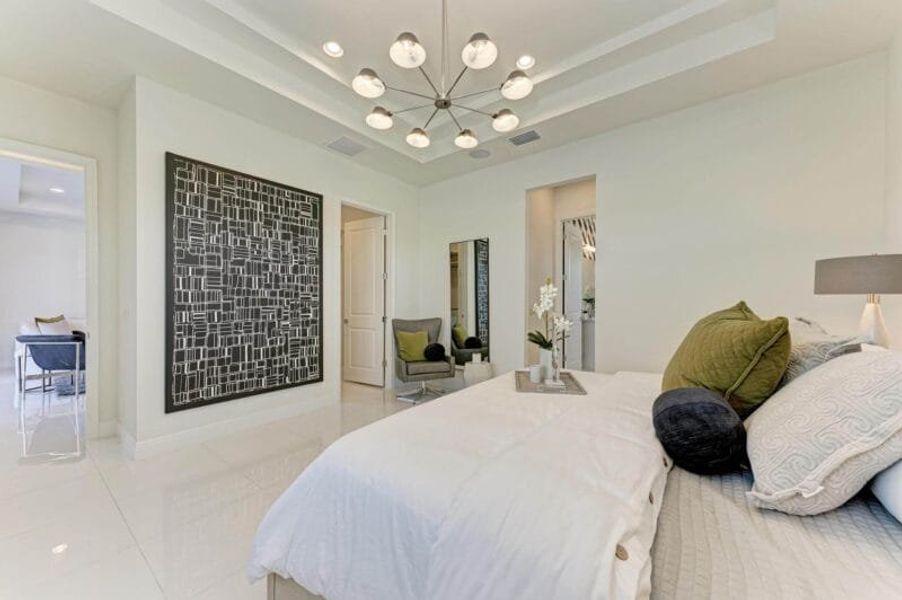 Furnished interior in a model home at The Willows in Parrish (Image 44). Furnished interior in a model home at The Willows in Parrish (Image 44).