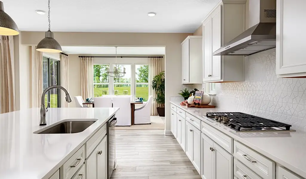 Furnished interior in a model home at Oakwood Estates in Green Cove Springs (Image 4).