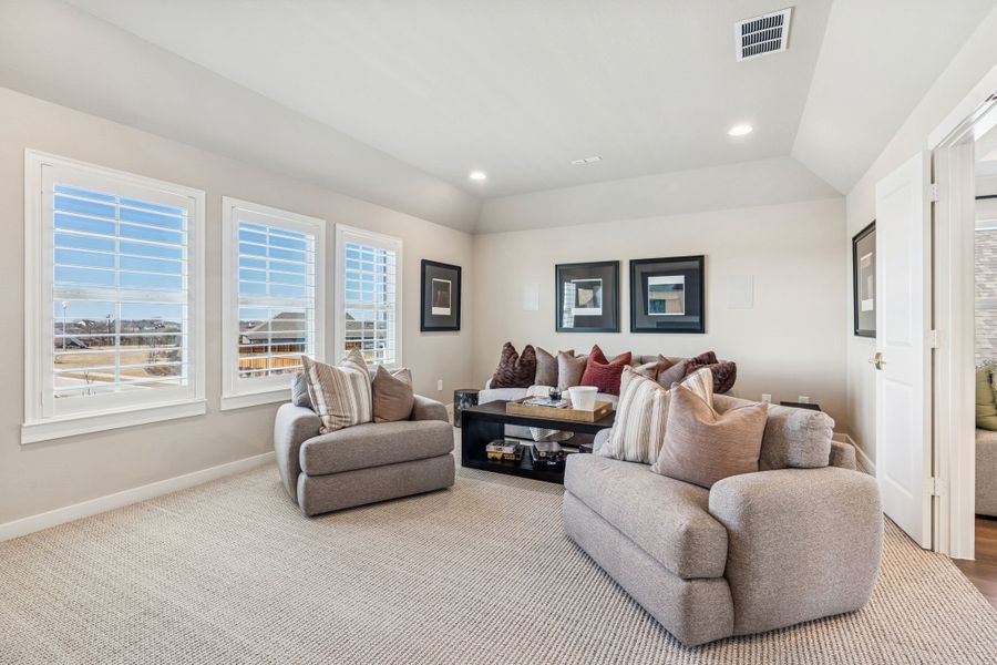Furnished interior in a model home at Lakewood Village in Lakewood Village (Image 30).