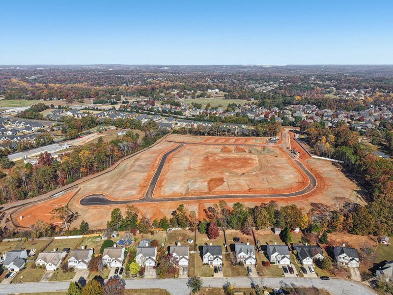 Site preparation and early development at Arbor Gate in Simpsonville, SC (Image 28).