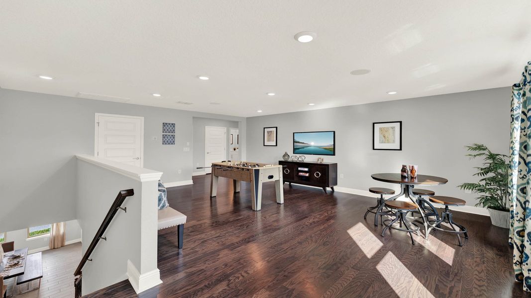 Furnished interior in a model home at Waterleigh in Winter Garden (Image 44).
