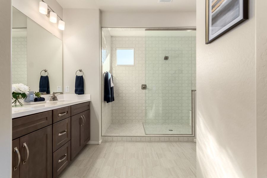 Furnished interior in a model home at Agave Springs at Teravalis in Buckeye (Image 25).