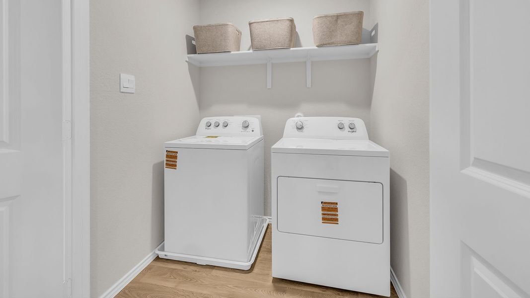 Furnished interior in a model home at Sunset Oaks in Maxwell (Image 36).