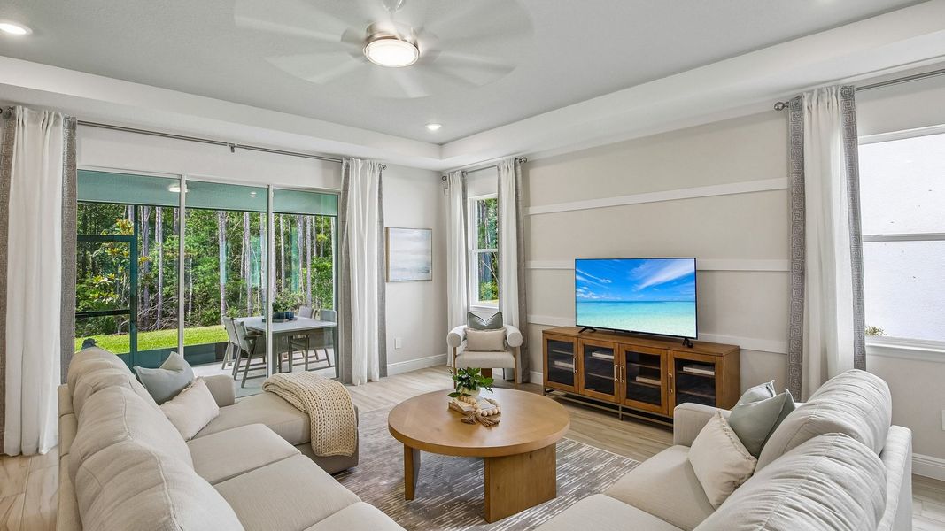 Furnished interior in a model home at Hammock at Two Rivers in Zephyrhills (Image 55).