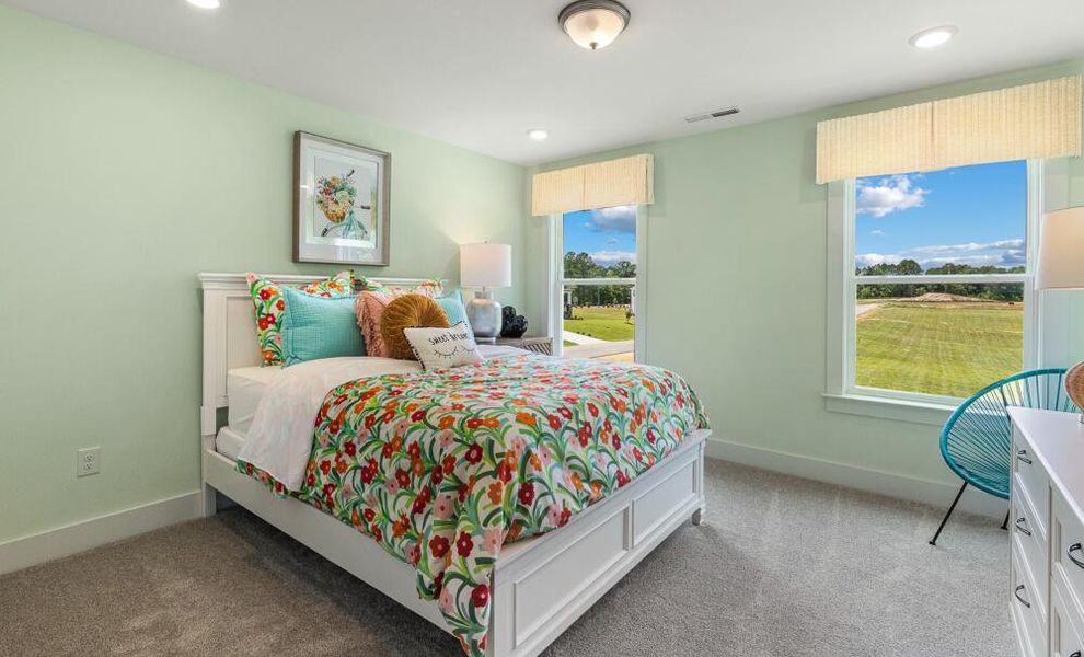 Furnished interior in a model home at High Springs in Clayton (Image 39). Furnished interior in a model home at High Springs in Clayton (Image 39).