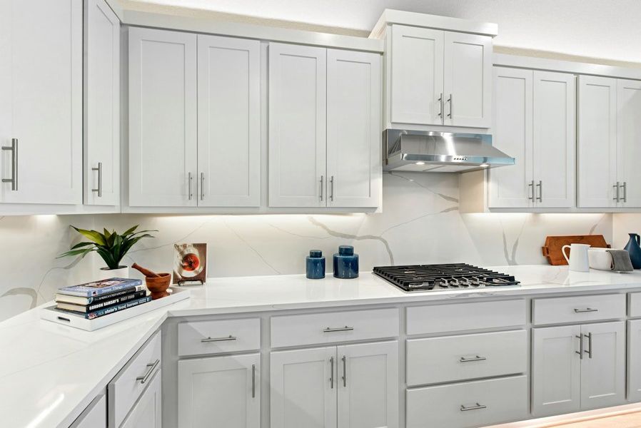 Furnished interior in a model home at The Colony in Bastrop (Image 21). Furnished interior in a model home at The Colony in Bastrop (Image 21).