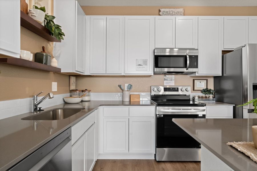 Furnished interior in a model home at Conestoga in Ault (Image 22).