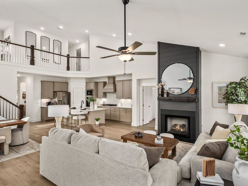 Furnished interior in a model home at Bradshaw Farms in Mount Juliet (Image 28).