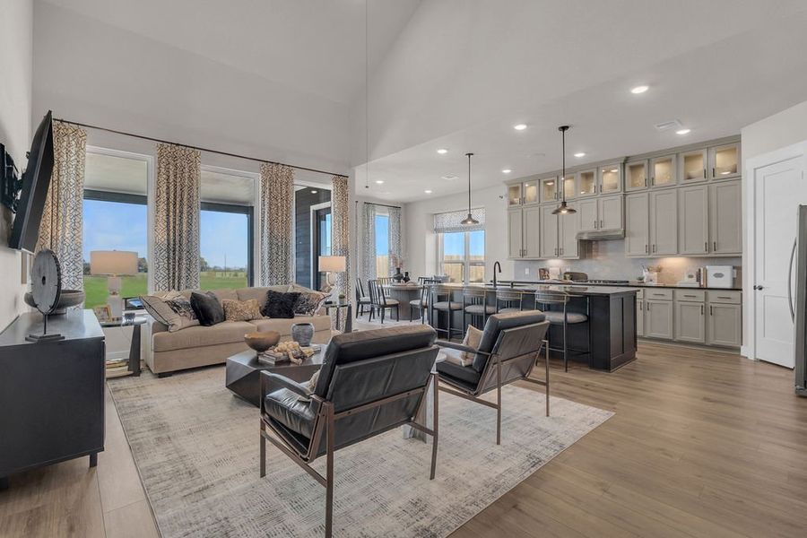 Furnished interior in a model home at Attwater in Waller (Image 21). Furnished interior in a model home at Attwater in Waller (Image 21).