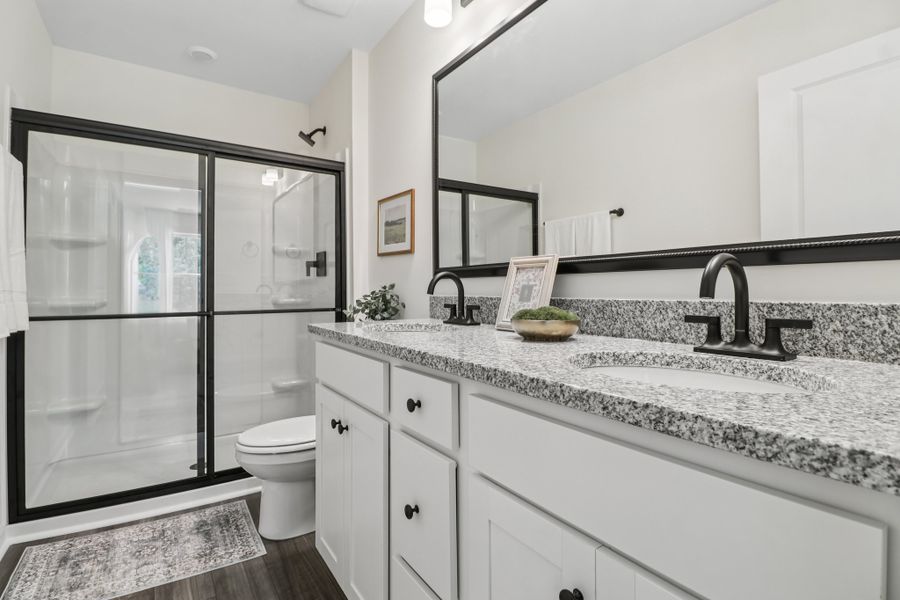 Furnished interior in a model home at Walker’s Trail in Lexington (Image 19).