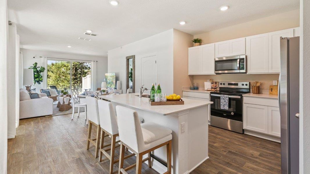 Furnished interior in a model home at Hansen Creek in Jacksonville (Image 3). Furnished interior in a model home at Hansen Creek in Jacksonville (Image 3).