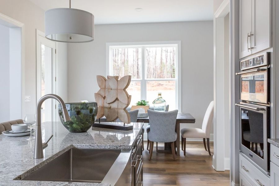 Furnished interior in a model home at Rolling Meadows in Mooresville (Image 15). Furnished interior in a model home at Rolling Meadows in Mooresville (Image 15).