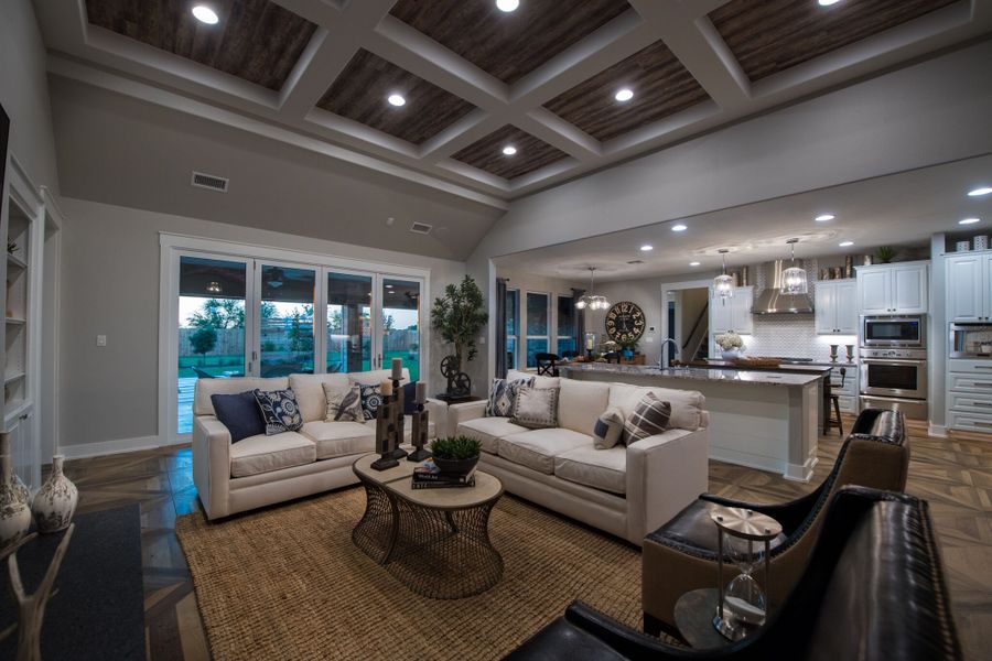 Furnished interior in a model home at The Ranches at TerraVista in Victoria (Image 7). Furnished interior in a model home at The Ranches at TerraVista in Victoria (Image 7).