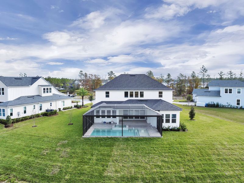 Exterior details of a home in Hidden Creek at SilverLeaf, St. Augustine (Image 27).