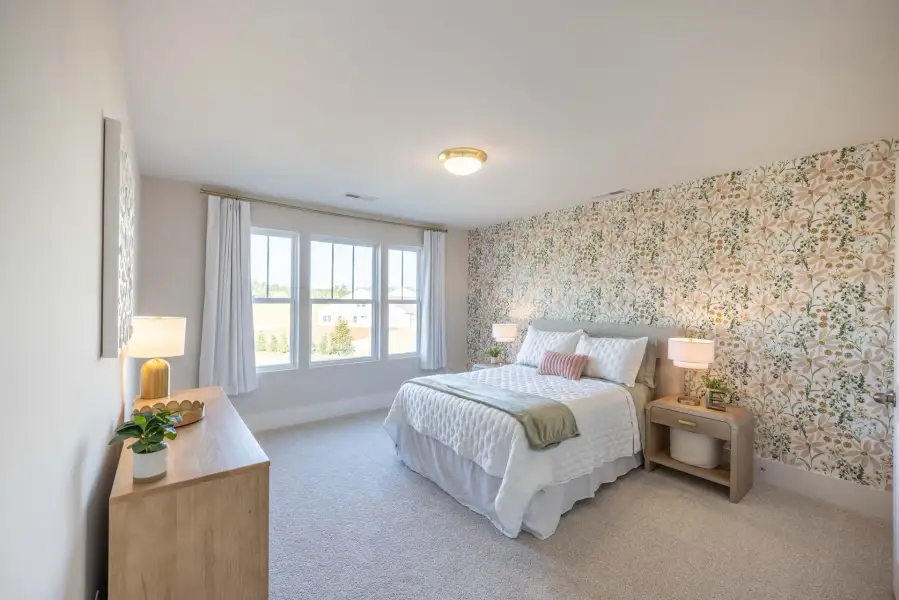 Furnished interior in a model home at Noah's Run TH in China Grove (Image 13).