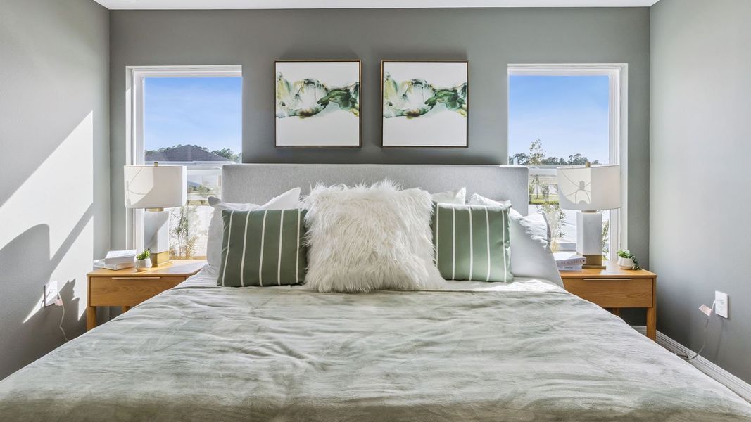 Furnished interior in a model home at Villamar in Winter Haven (Image 20).