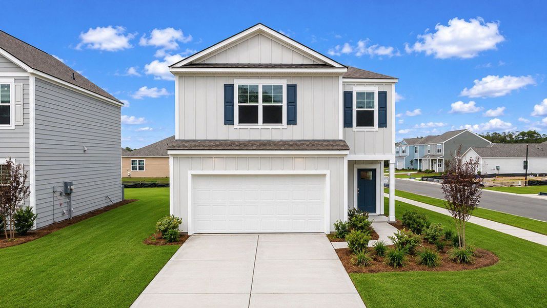 Front exterior of a home in the Hillcrest community, located in Ravenel, SC (Image 2).