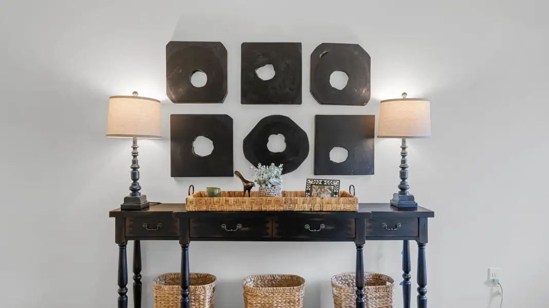Furnished interior in a model home at The Hideaway at Edgestone in Ooltewah (Image 5).