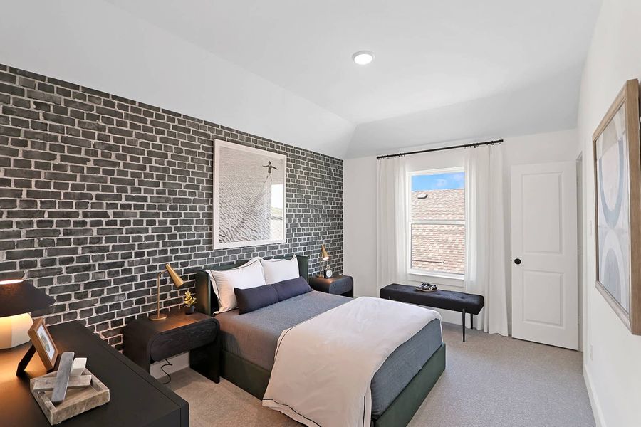 Furnished interior in a model home at Parkside in Denton (Image 18). Furnished interior in a model home at Parkside in Denton (Image 18).