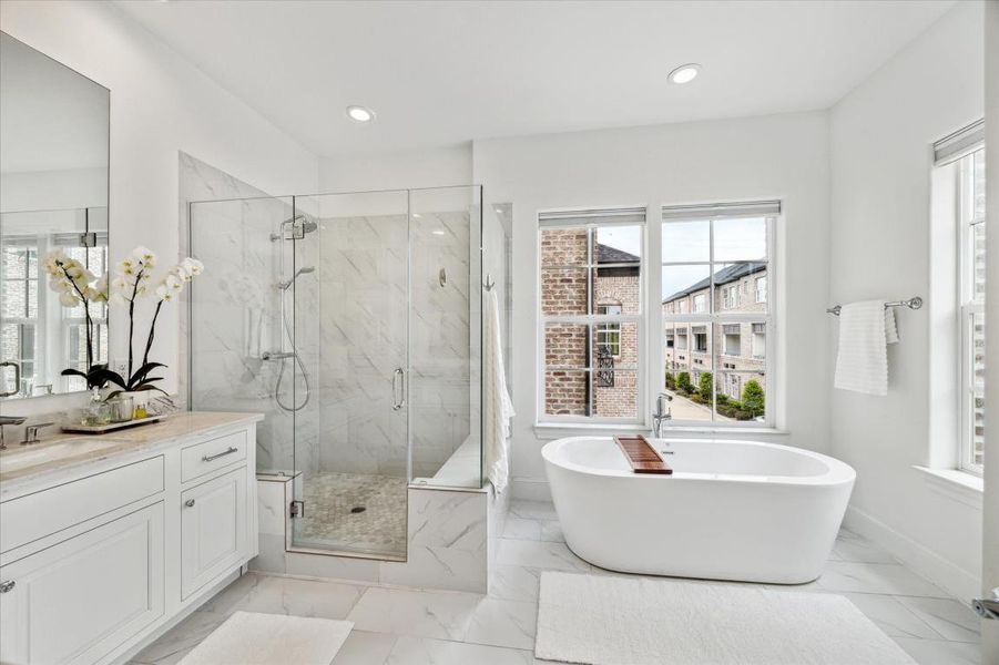 Furnished interior in a model home at Cottage Grove Lake in Houston (Image 8).