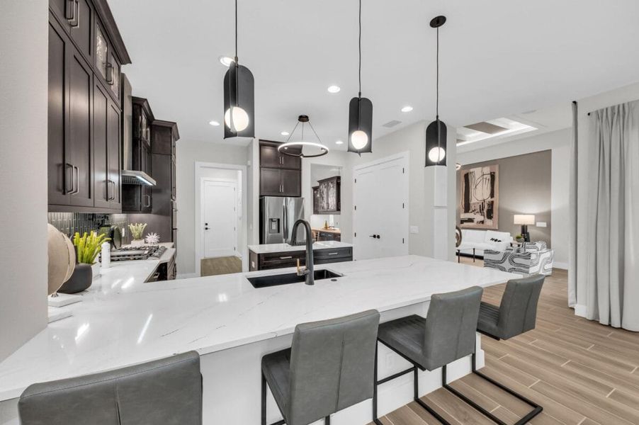 Furnished interior in a model home at Artisan at Watercolor Place in Bradenton (Image 173).