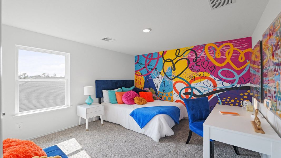 Furnished interior in a model home at The Canopies in Splendora (Image 20). Furnished interior in a model home at The Canopies in Splendora (Image 20).