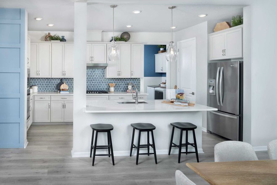 Furnished interior in a model home at Vistera of Venice – Garden Series in Nokomis (Image 5).