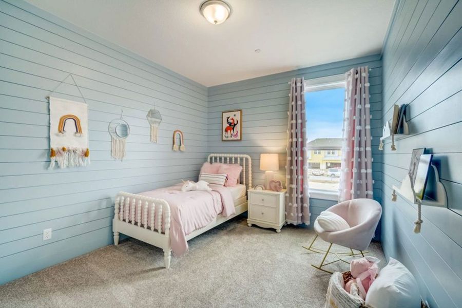 Furnished interior in a model home at Avery Centre in Round Rock (Image 26).